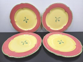 (4) Pfaltzgraff Secrets of Pistoulet Dinner Plates Set Jana Kolpen Stoneware Lot - £46.87 GBP