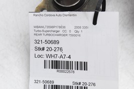 Rear Turbocharger 3.0L Twin Turbo Fits 07-13 BMW 335i 22578 image 12