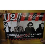 U2 Poster Vertiso 2005 Tour April 28 29 General Motors Place Vancouver C... - $250.87 CAD