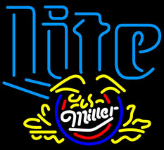 Miller Lite Eagle Cresent Neon Sign - £549.66 GBP