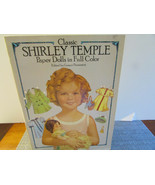 1986 CLASSIC SHIRLEY TEMPLE PAPER DOLLS CUTOUTS NEW DOVER PUBLICATION 22... - $3.91