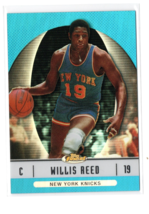 2006-07 Topps Finest Blue Refractor Willis Reed #44 NY Knicks #&#39;d/299 HOF NM-MT - £3.92 GBP