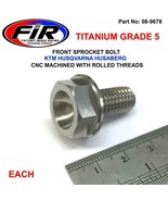 FACTORY TITANIUM FRONT SPROCKET BOLT KTM EXC-F 250 350 450 500 525 NEW - £18.11 GBP