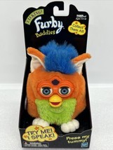 1999 Tiger Hasbro Talking Furby Buddies Orange Blue Green Brand New In Box 4” - £91.17 GBP