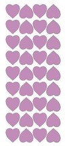 Lilac 1&quot; Heart Stickers SHOWER Wedding Envelope Seals School arts &amp; Crafts  - £1.55 GBP+