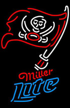 Miller Lite NFL Tampa Bay Buccaneers Neon Sign - £558.64 GBP