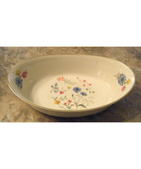 LENOX Special China OVAL Vegetable Serving Bowl &#39;WILDFLOWER&#39;  Made in USA - £20.33 GBP