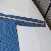 John Ashford RN#13711 Men's Blue Check Plaid Long Sleeve Button-Down Shirt Large image 7