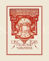 Vintage 1918 Art Nouveau Picture 8X10 New Fine Art Print Old Antique Poster - £6.35 GBP