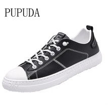 PUPUDA Trend Shoes Men Vulcanized Sneakers 2021 Fashion Canvas Shoes Sneakers Me - £37.96 GBP