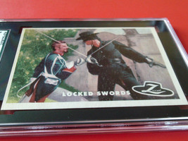 1958 Topps Zorro # 31 Locked Sword&#39;s Sgc 50 !! - £23.97 GBP