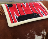 Cotton Acrylic Western Trail Horse SADDLE PAD Pony Red Pony 26&quot;x26&quot; 3463 - £30.52 GBP