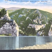 Helena Montana Postcard Vintage Linen Rocky Mountain Missouri River - $9.95