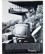 PHILCO TOWN &amp; COUNTRY Elegance To Portable TV&#39;s  1962 Vintage Print Ad - $15.03 CAD