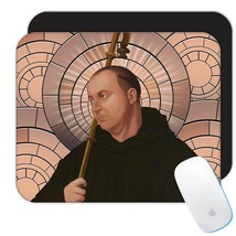 Saint Maurus Santo Amaro : Gift Mousepad Catholic Saints Religious Saint Holy Go - £10.47 GBP