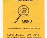 Golden Skillet Fried Chicken Menu Juan Tabo &amp; Comanche Albuquerque NM 19... - $27.72