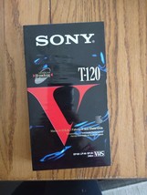 Sony T-120 Vhs New Tape - £12.42 GBP