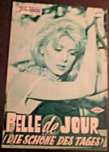 CATHERINE DENEUVE: (BELLE DE JOUR) ORIG,1967 MOVIE PROGRAM (CLASSIC) - $123.75