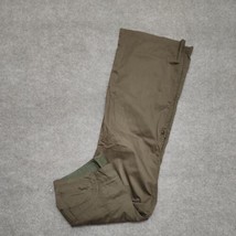 REI Nylon Hiking Pants Womens 12 Petite Brown Roll Up Lightweight - £19.45 GBP