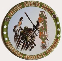 United States Army Armed Services Military Patriotic Metal Sign - £11.75 GBP