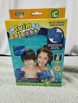 Swim Safe ABC Baby Arm Bands Blue Shark Inflatable Floaties Boys S/M 25-40lbs - £8.91 GBP