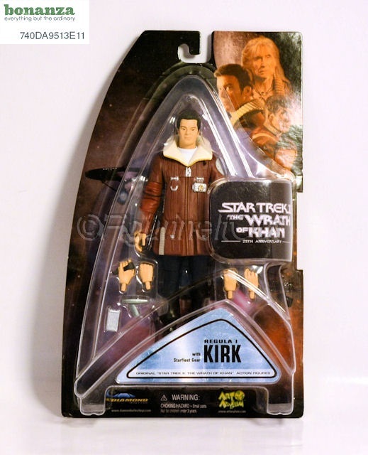 Primary image for Star Trek II TWOK Admiral Kirk Wrath of Khan Action Figure Art Asylum DST MOC