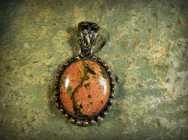 The GREEN MAN LIFE-FORCE REGENERATION Unakite Sterling Pendant izida hau... - £177.45 GBP