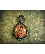 The GREEN MAN LIFE-FORCE REGENERATION Unakite Sterling Pendant izida hau... - $222.00
