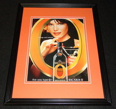 2001 Bacardi Orange Type O Framed 11x14 ORIGINAL Advertisement - £27.37 GBP