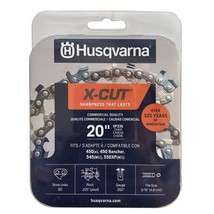 Husqvarna 581643604 X-Cut SP33G 20&quot; Chainsaw Chain, Grey - £36.64 GBP