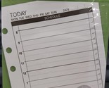 Day Runner Daily Planning Pages, Size 3, Hourly Appointments (063-120) - $17.81
