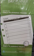Day Runner Daily Planning Pages, Size 3, Hourly Appointments (063-120) - £13.94 GBP