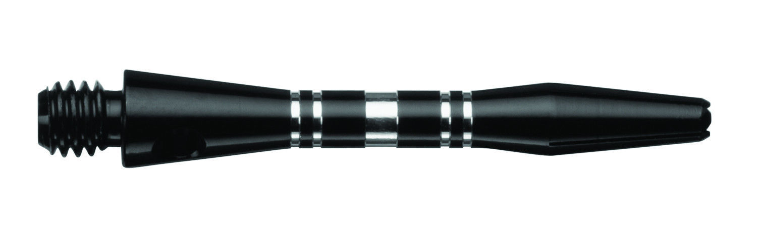 BLACK Striped Aluminum Dart Shafts 1-1/2&quot; set of 3 - $4.95