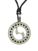 Yin Yang Necklace Sun Pendant Talisman Life in Balance Energy Adjustable Cord - £5.98 GBP