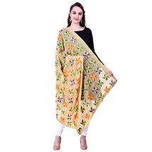 dupatta embroidered Phulkari Chiffon indian stole dupatta scarves - £17.78 GBP