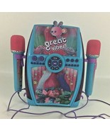 Trolls Poppy Sing Along Digital Recording Studio Dual Microphones Musica... - $53.72 CAD