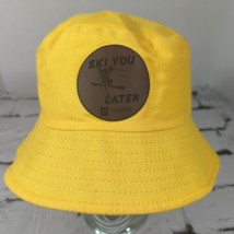 Bucket Hat Ski You Later Yellow Womens  - £11.09 GBP