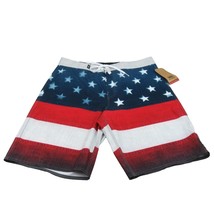Vans Era USA American Flag Boardshort Swim Trunks Men&#39;s Size 31 NEW VN0A31FXRHS - £18.84 GBP