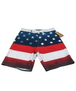 Vans Era USA American Flag Boardshort Swim Trunks Men&#39;s Size 31 NEW VN0A... - £19.08 GBP