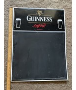 Guinness’s Stout Beer  Metal Sign and chalkboard store display 21 x 17 - £112.12 GBP