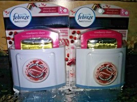 2 Febreze Set &amp; Refresh CRANBERRY CHEER refills fit Small Spaces - £15.87 GBP