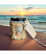Beach Walk Candle – Ocean Breeze Scented Jar | Coastal Decor with Sand & Seashel - $20.00