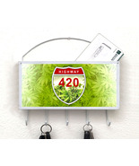 Marijuana 420, Cannabis Mail Organizer, Mail Holder, Key Rack, Mail Bask... - £26.06 GBP