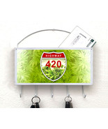 Marijuana 420, Cannabis Mail Organizer, Mail Holder, Key Rack, Mail Bask... - $27.73 CAD