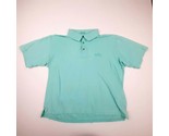 Columbia Mens Polo Shirt Size 2XL Light Blue Cotton QI17 - $8.90