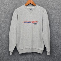 Pro Edge Florida Gators Sweater Adult Medium Gray Terry Cloth Embroidered Logo - $28.04