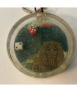 Vintage Double-sided MGM Grand Hotel Las Vegas Lion Key Ring / Chain Key... - $245.60 MXN