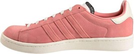 adidas Womens Campus Shoes Size 9.5 Color Tactile Rose/White - £66.07 GBP