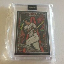 Topps Project 2020 Los Angeles Angels Mike Trout #227 Limited Print in Hard Case - £26.23 GBP