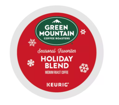 GREEN MOUNTAIN HOLIDAY BLEND KCUPS 10CT - $16.62